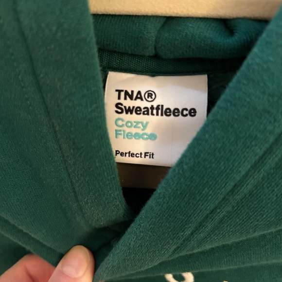 TNA Green Hoodie Size Small - Picture 2 of 3
